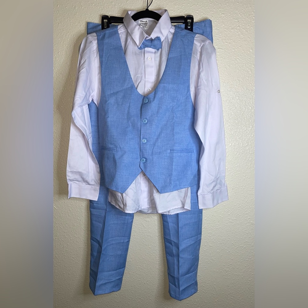 New Boys Blue Suit 4 pc. Set